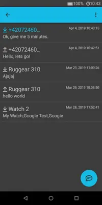 Messenger android App screenshot 1